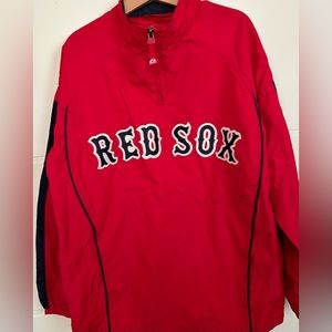 BOSTON RED SOX youth size small 1/4 zip jacket